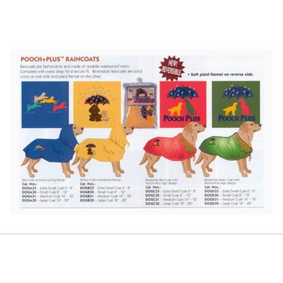 NWOT Pet Dog Blue Hooded Raincoat Size XS - Picture 2 of 2